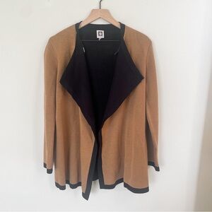3/$30 🌸 Anne Klein Cardigan Brown Black Size Small